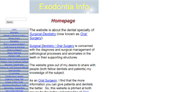 Desktop Screenshot of exodontia.info